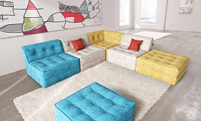 Современные и стильные бескаркасные диваны Гоа в разных цветах